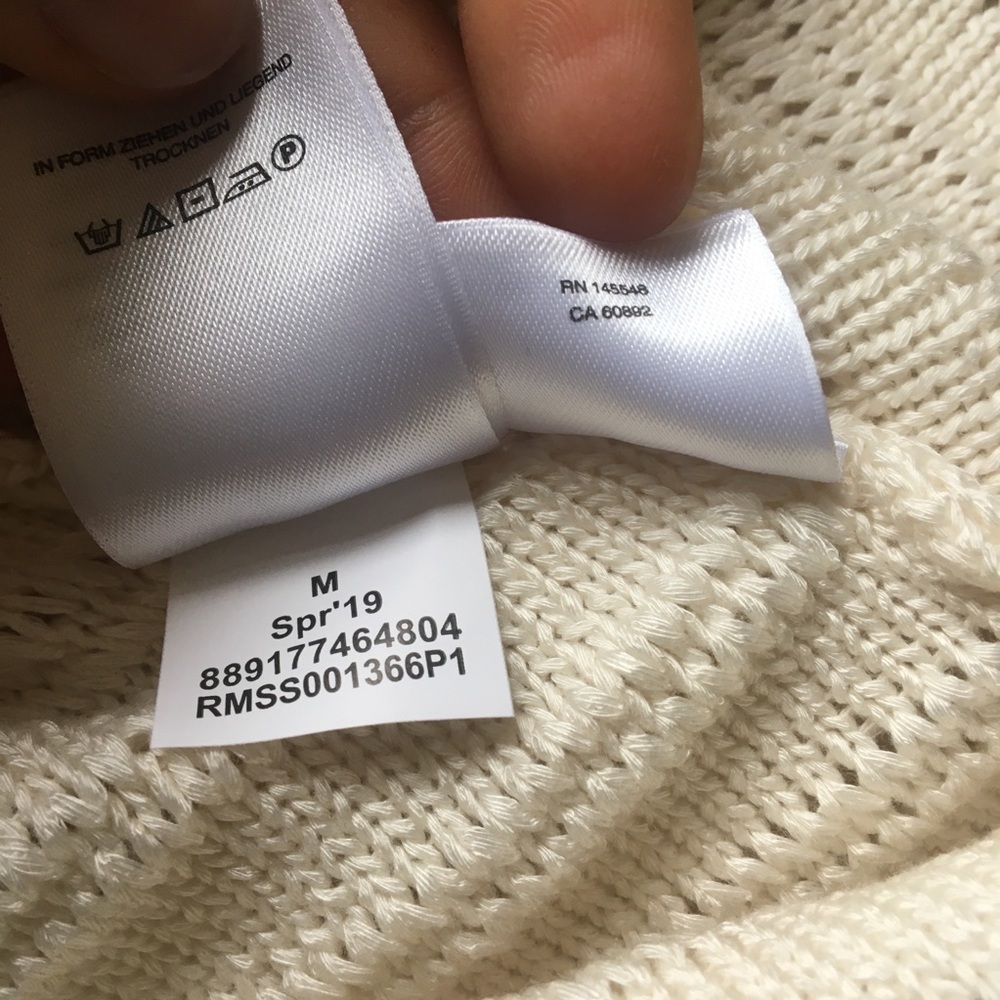 Women’s Rachel Roy Lightweight Sweater Cream, Str… - image 8